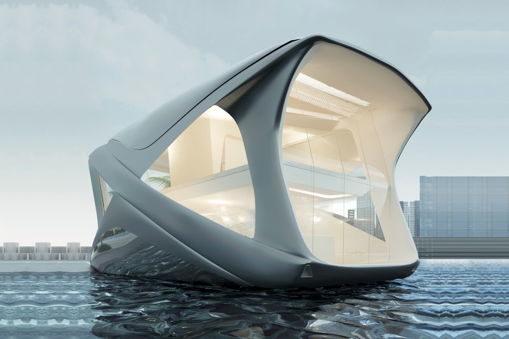 Luxurious House-Boat Concept by Wojciech Morsztyn